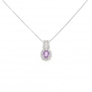 PT900/PT850 サファイヤ ネックレス 0.41CT