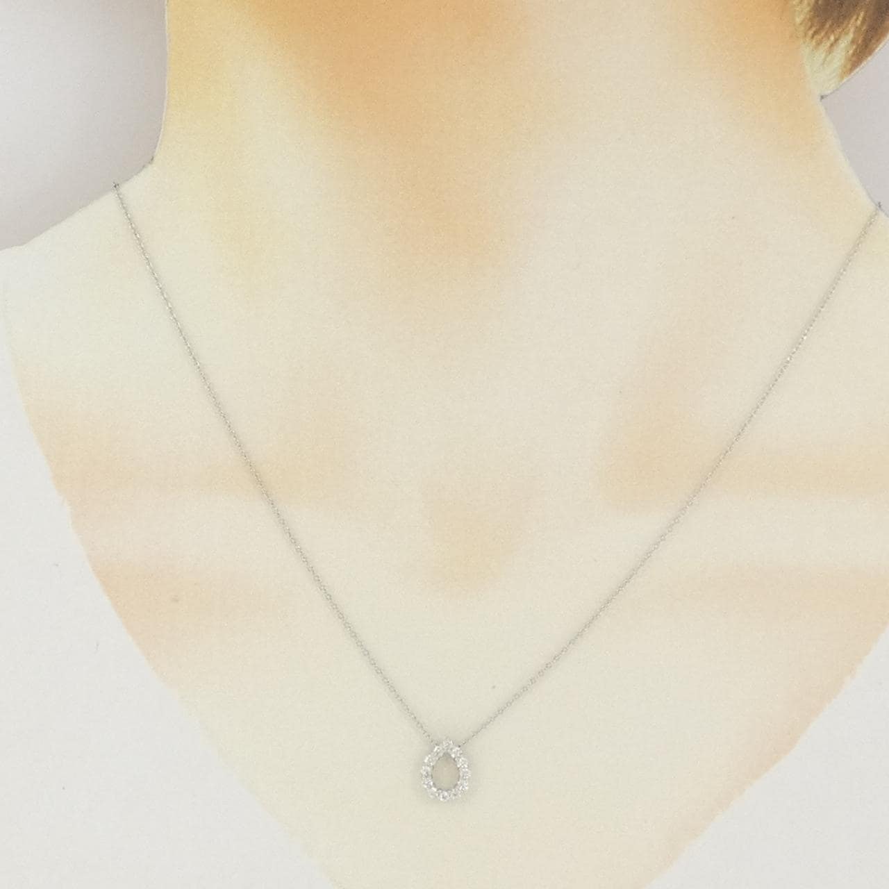 PT900/PT850 ダイヤモンド ネックレス 0.20CT