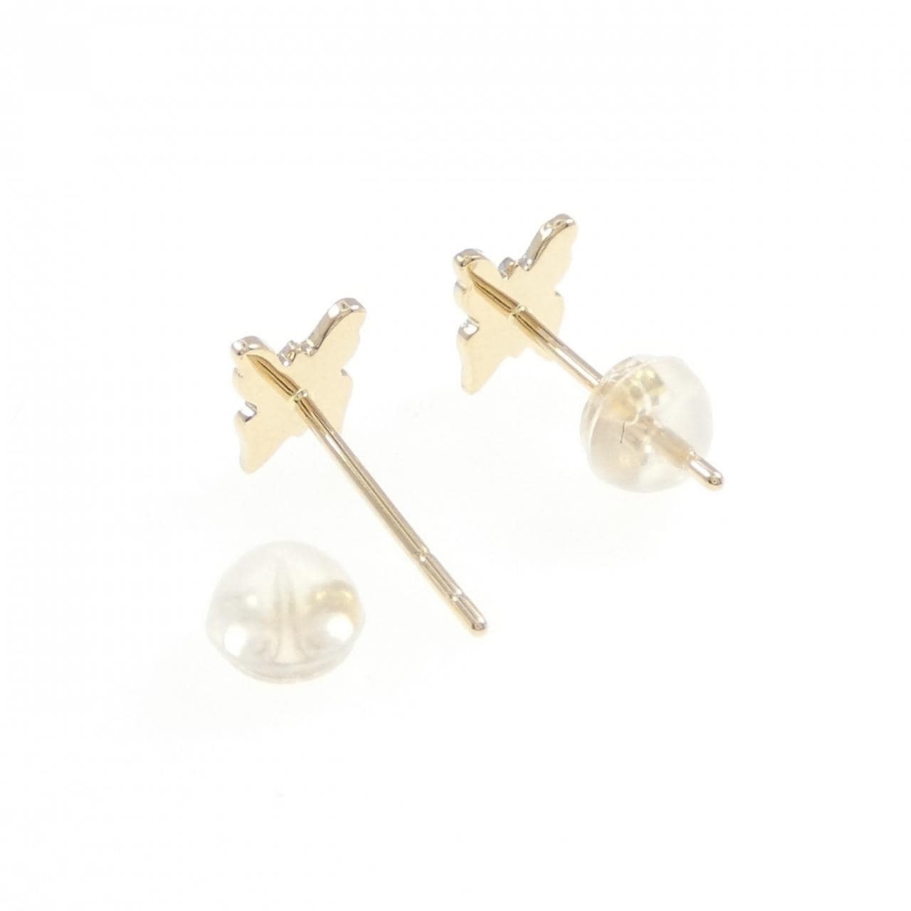 750YG/750WG/18KYG Butterfly Earrings