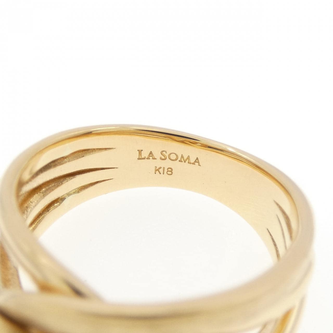 ラ ソマ K18YG リング