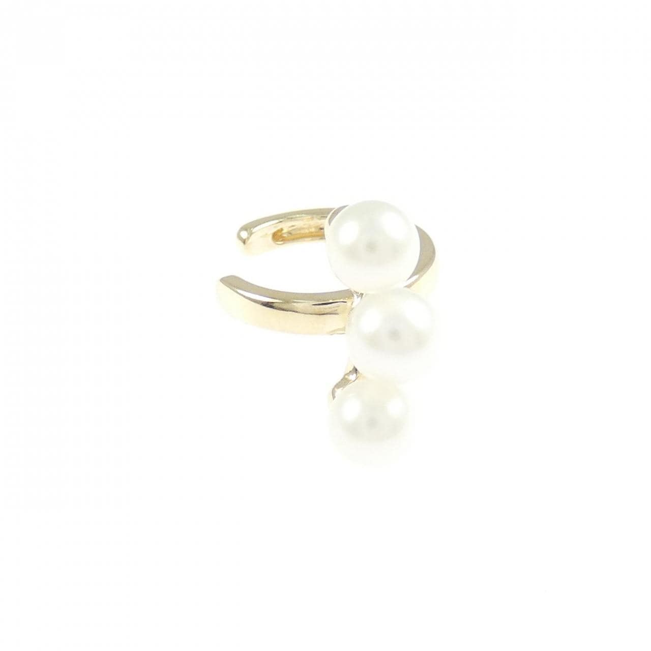 K10YG 淡水パール イヤーカフ