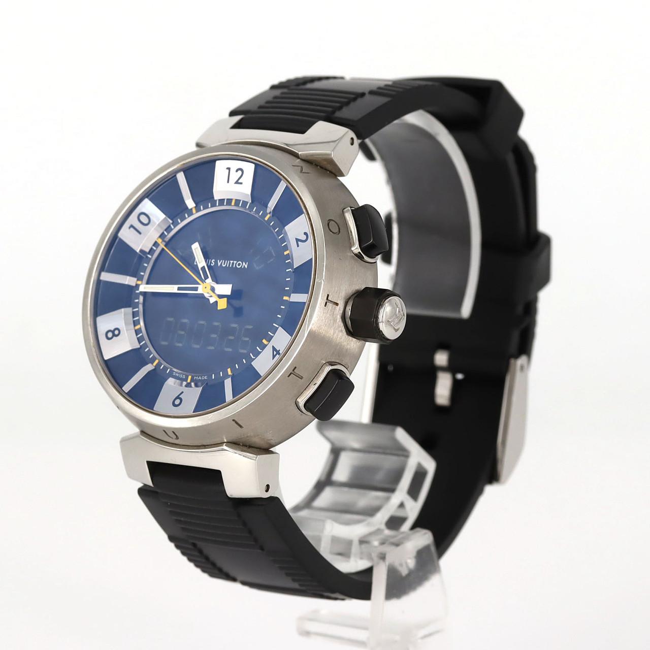 【ノーメンテナンス還元価格】ルイヴィトン タンブールインブラック Q118F SS クォーツ