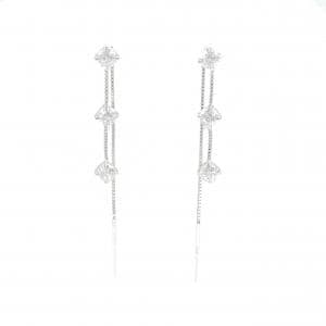 K14WG キュービック ピアス