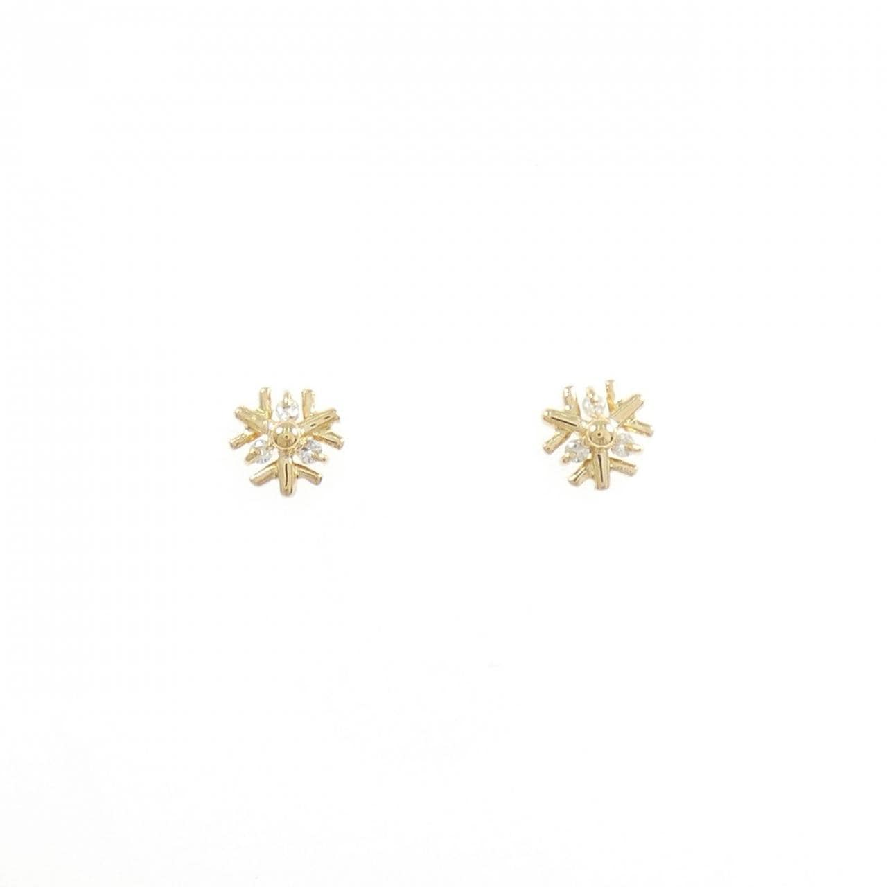 K18YG ダイヤモンド ピアス 0.4CT