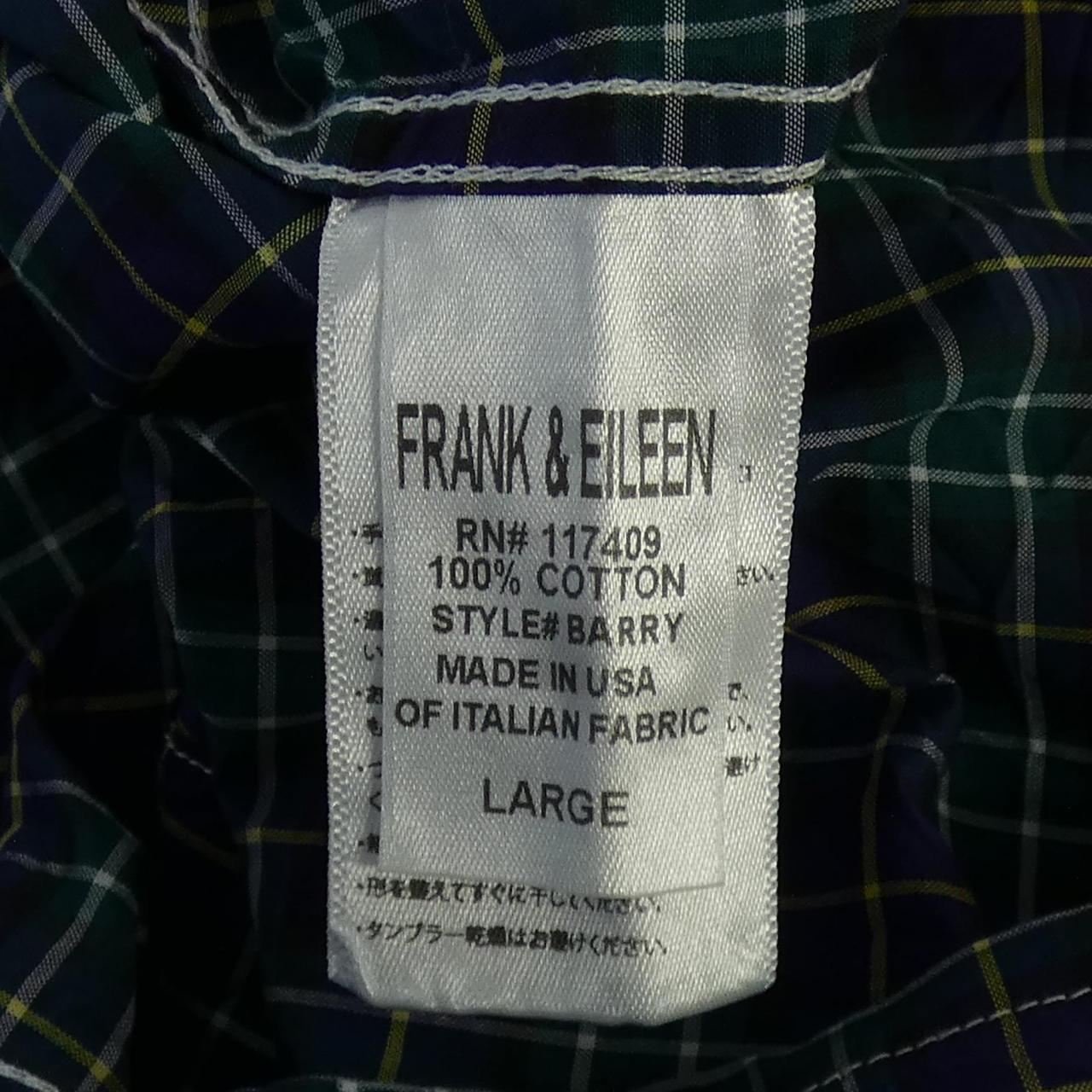 フランクアンドアイリーン FRANK&EILEEN シャツ