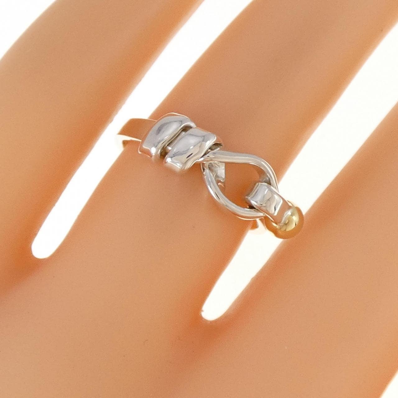 [vintage] TIFFANY Flat Wire Love Knot Ring