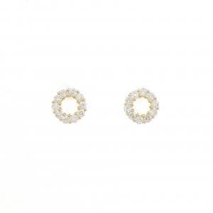 K18YG ダイヤモンド ピアス 0.40CT