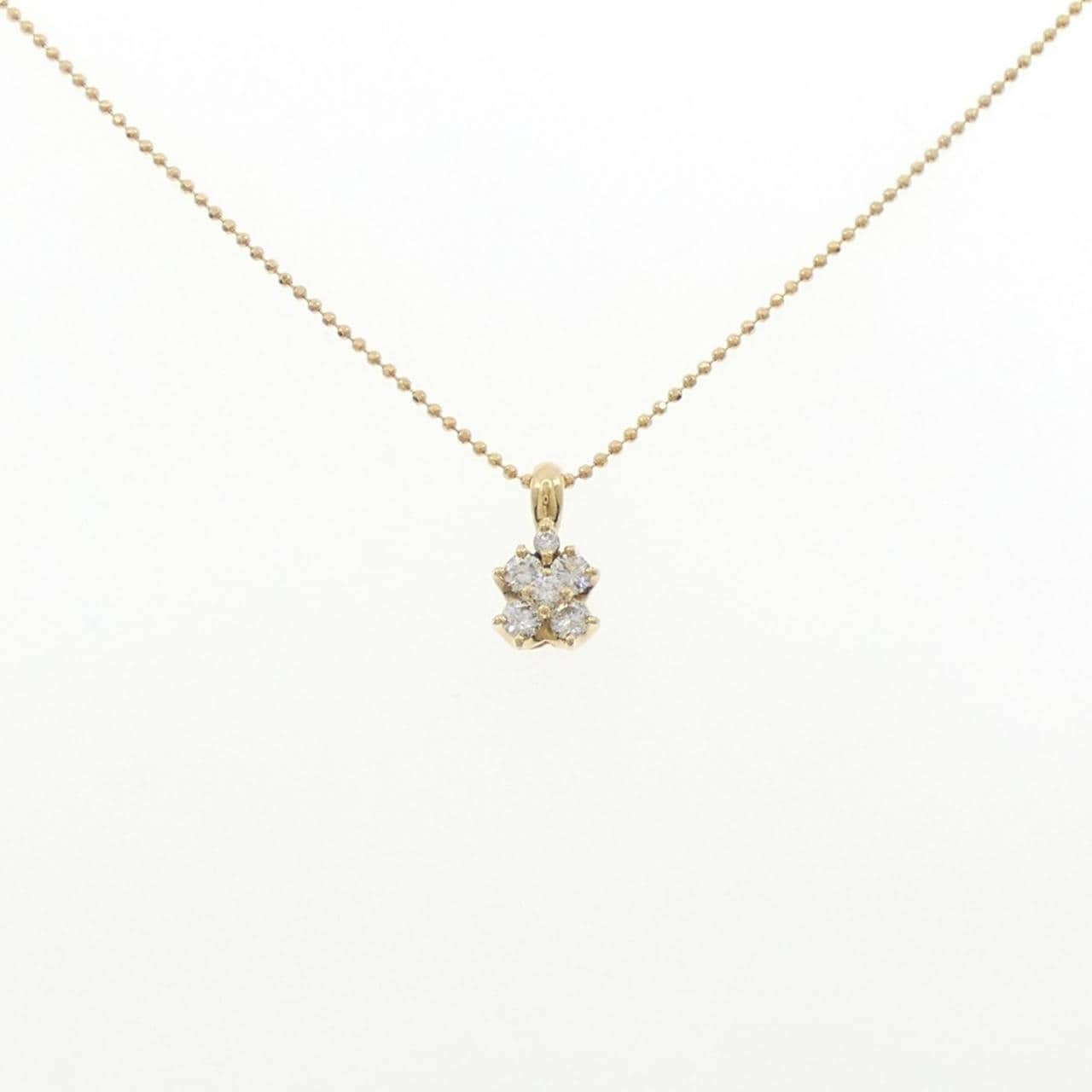 K18YG ダイヤモンド ネックレス 0.30CT
