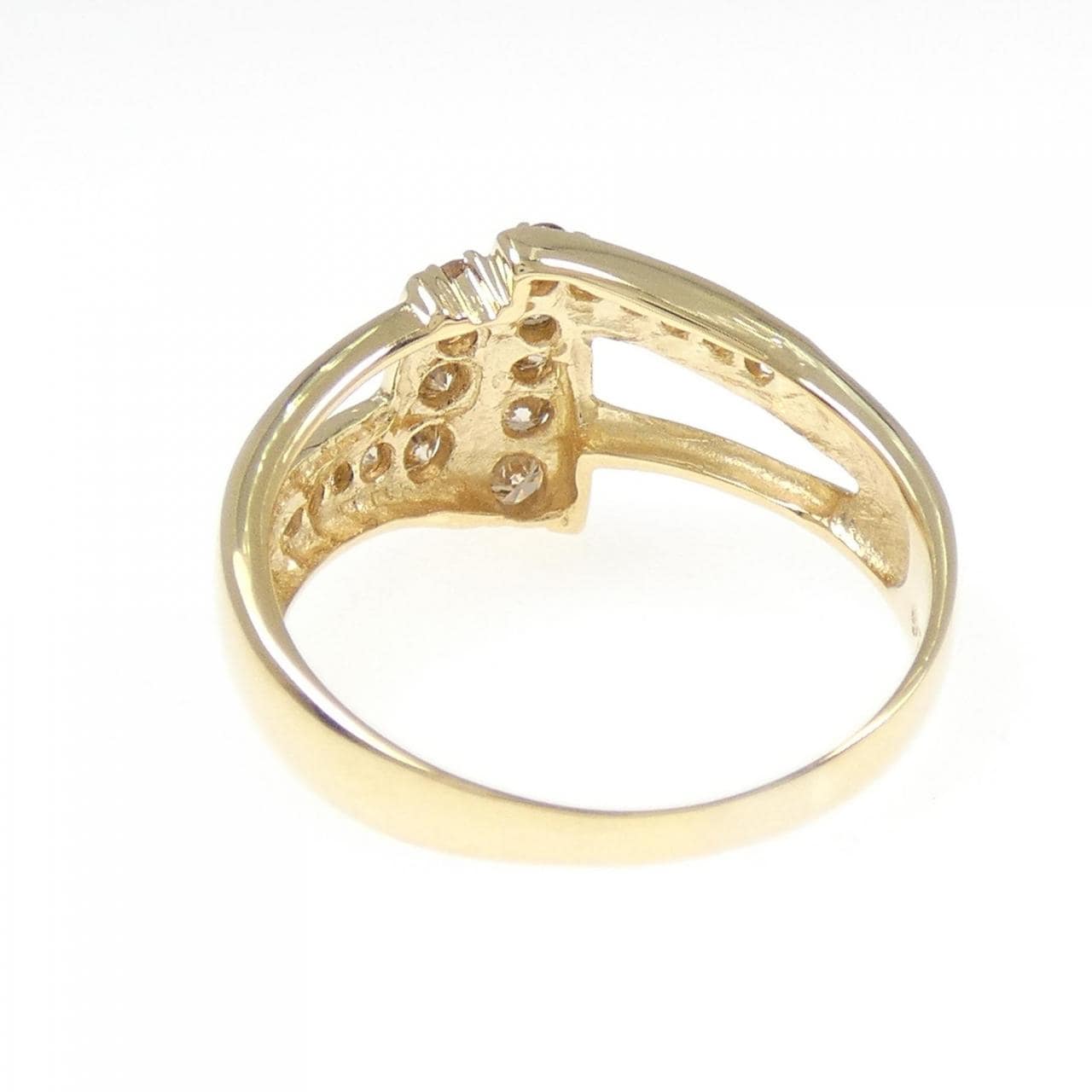 K18YG ダイヤモンド リング 0.56CT