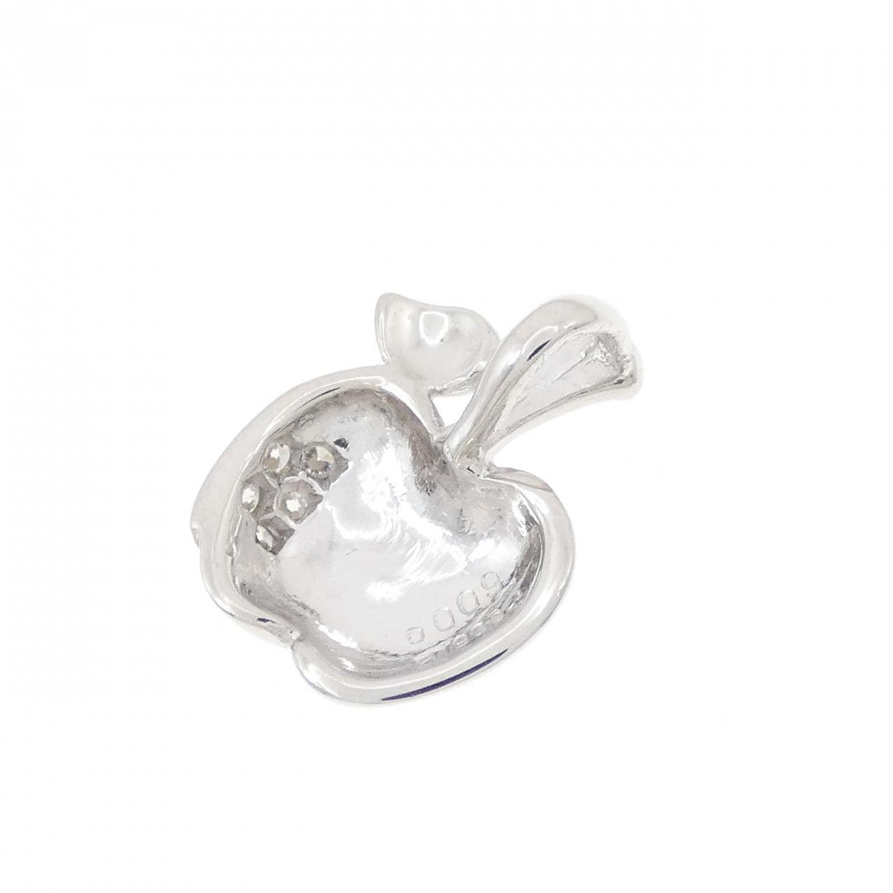 PT900 Apple Diamond Pendant 0.09CT