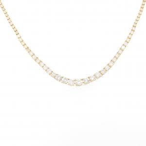 K18YG ダイヤモンド ネックレス 6.00CT