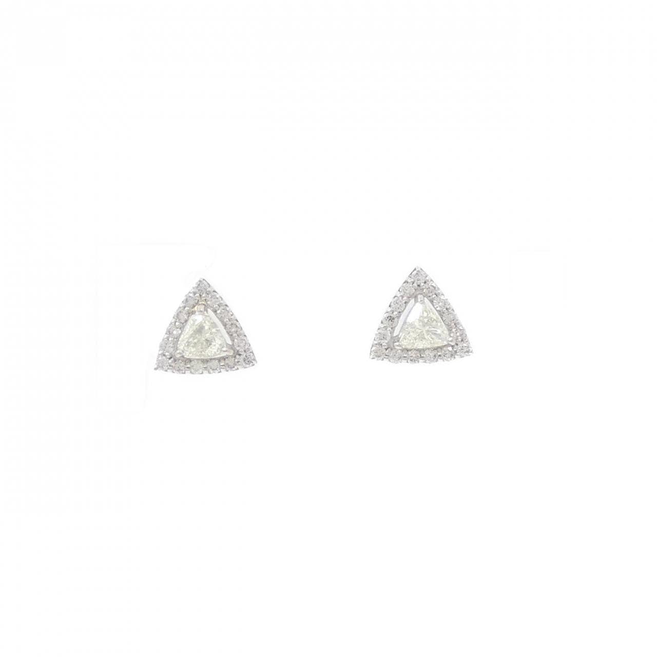 [新品] PT900钻石耳环 0.40CT