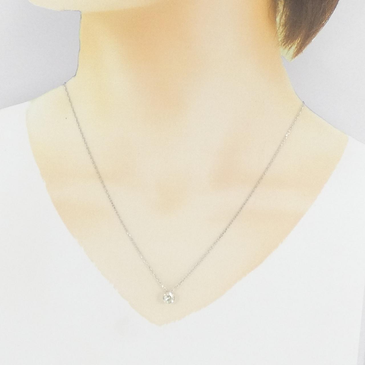PT900/PT850 ダイヤモンド ネックレス 0.712CT