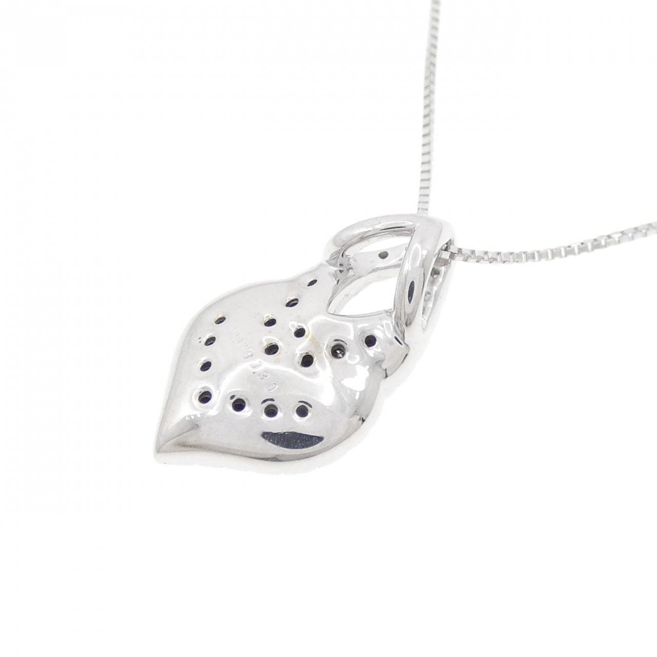 K18WG/K18BG ダイヤモンド ネックレス 0.30CT