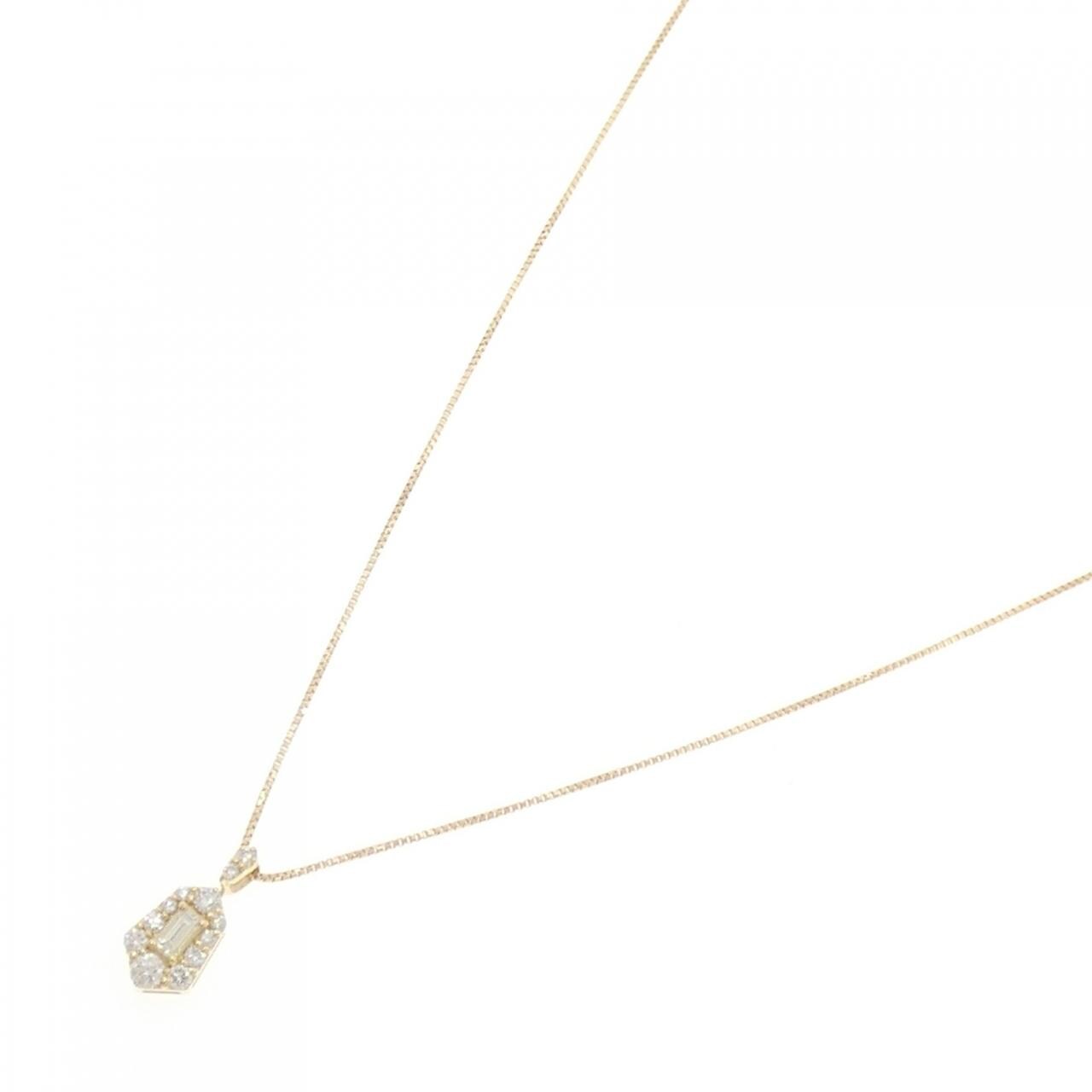 【新品】K18YG ダイヤモンド ネックレス 0.25CT