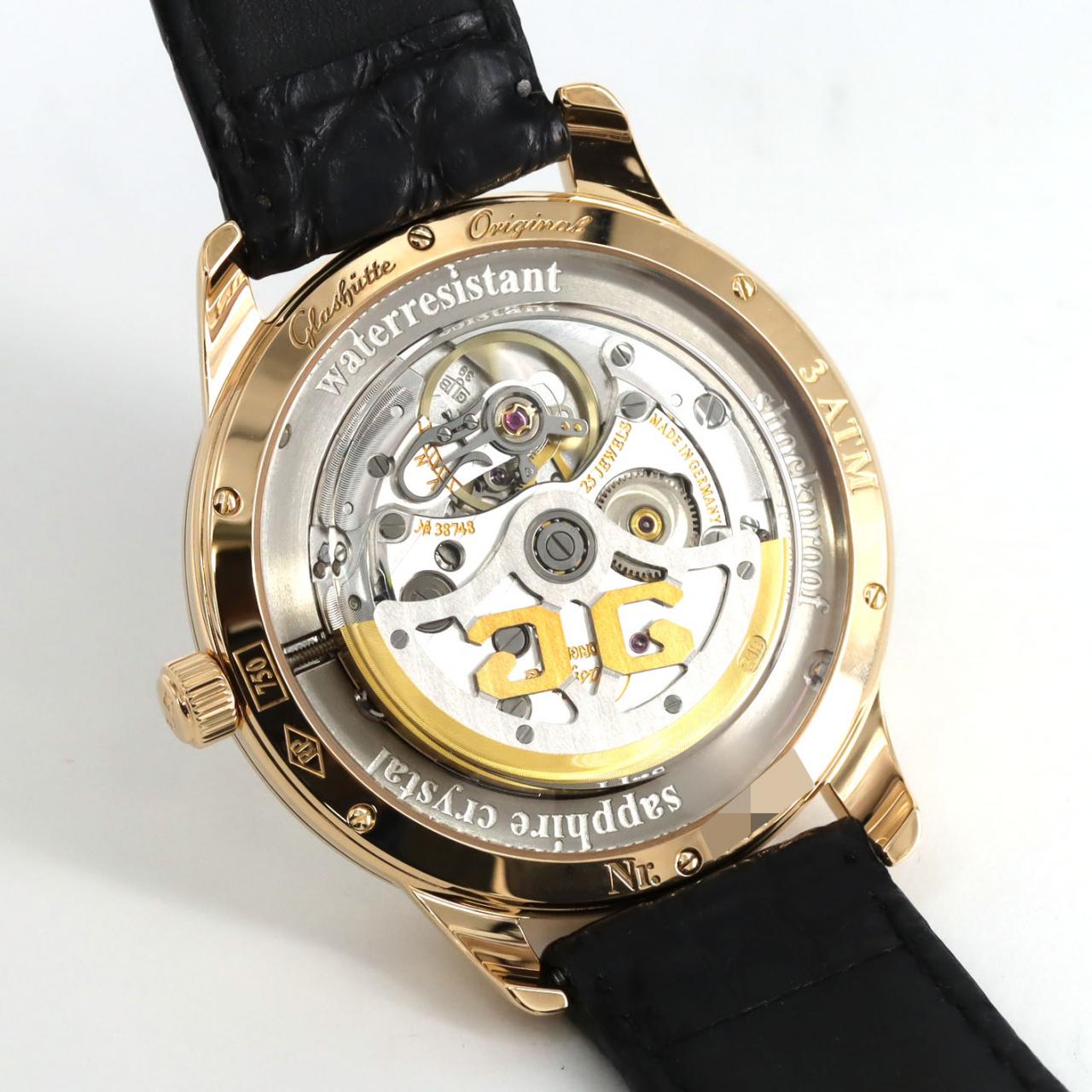 グラスヒュッテ･オリジナル セネタシックスティーズ RG 1-39-52-01-01-04 PG･RG 自動巻