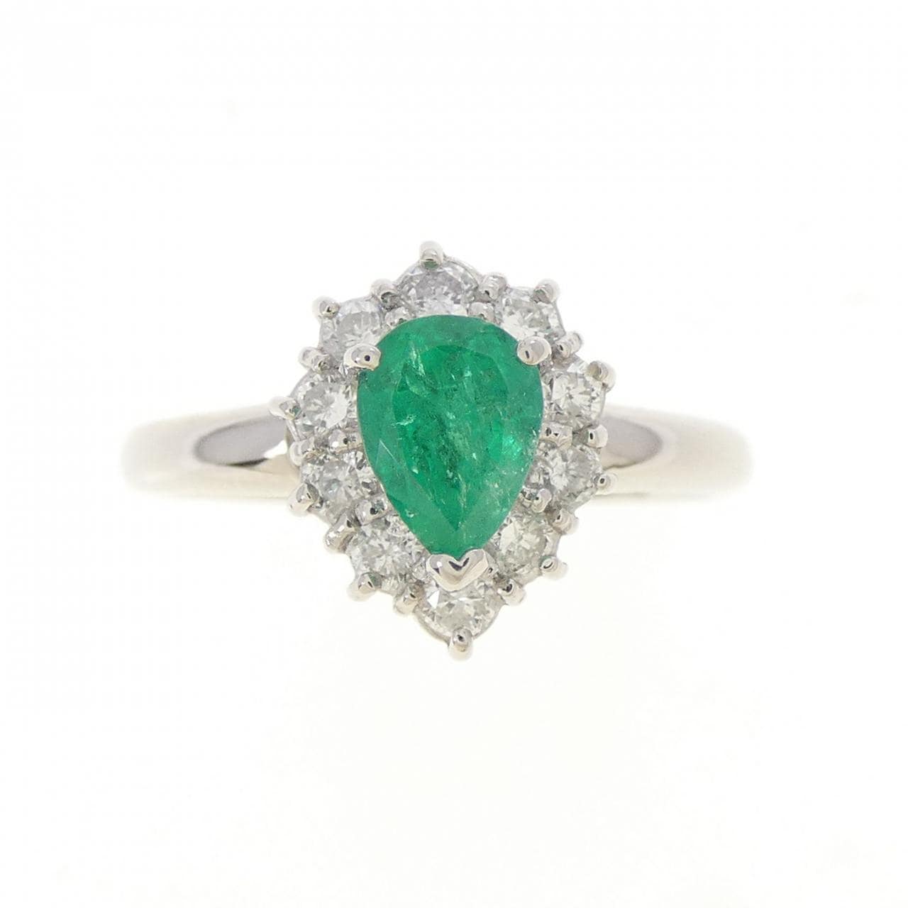 PT900 エメラルド リング 0.50CT