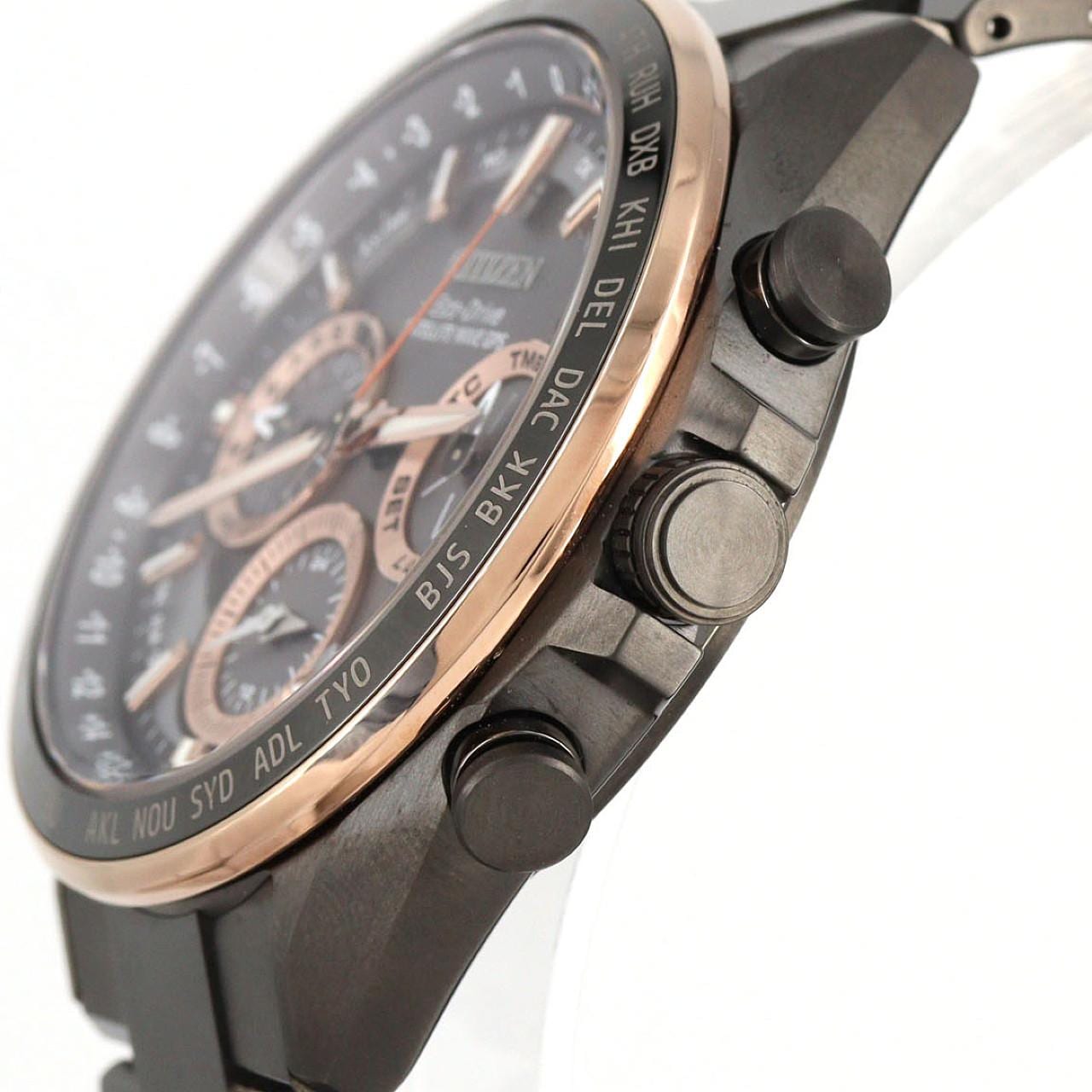 シチズン アテッサ サテライトウエーブGPS電波時計 F950-T027318/CC4016-67E TI ソーラークォーツ