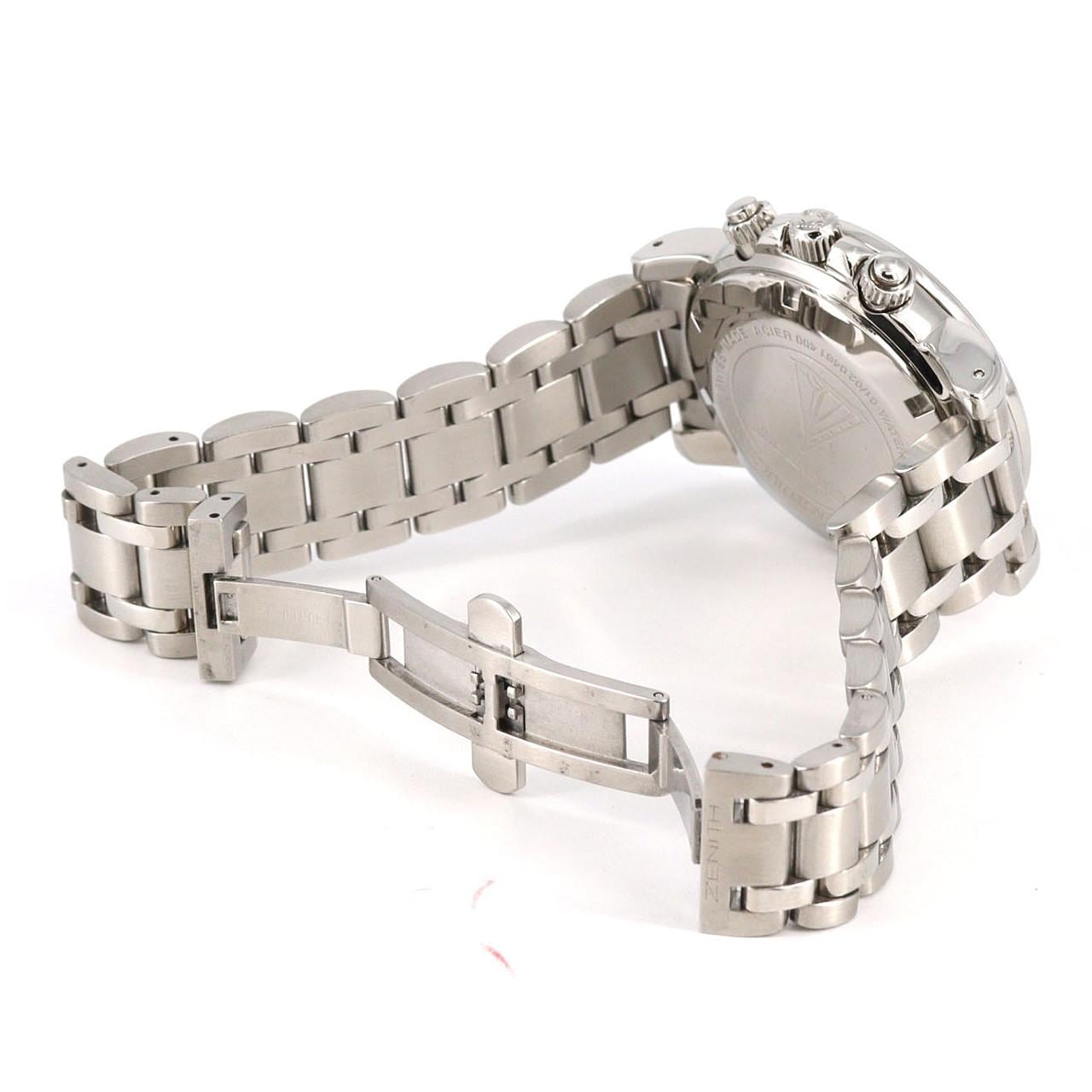 【ノーメンテナンス還元価格】ゼニス レインボークロノグラフ 01/02.0461.400 SS 自動巻