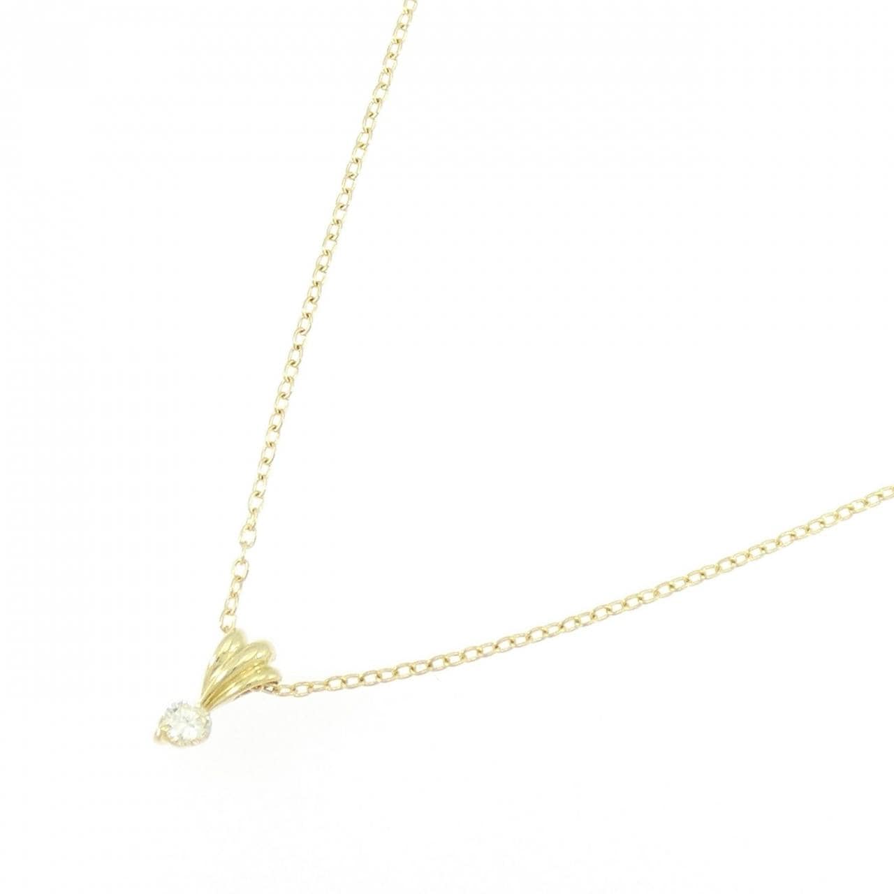 K18YG ダイヤモンド ネックレス 0.10CT