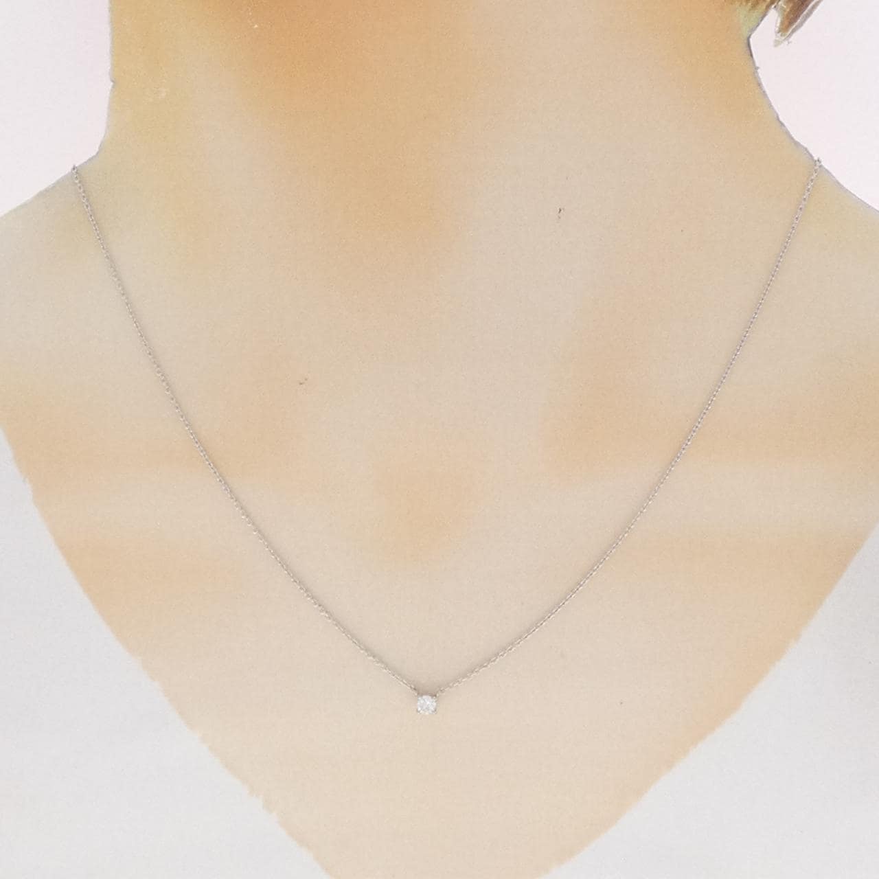 ヴァンドーム ダイヤモンド ネックレス 0.08CT