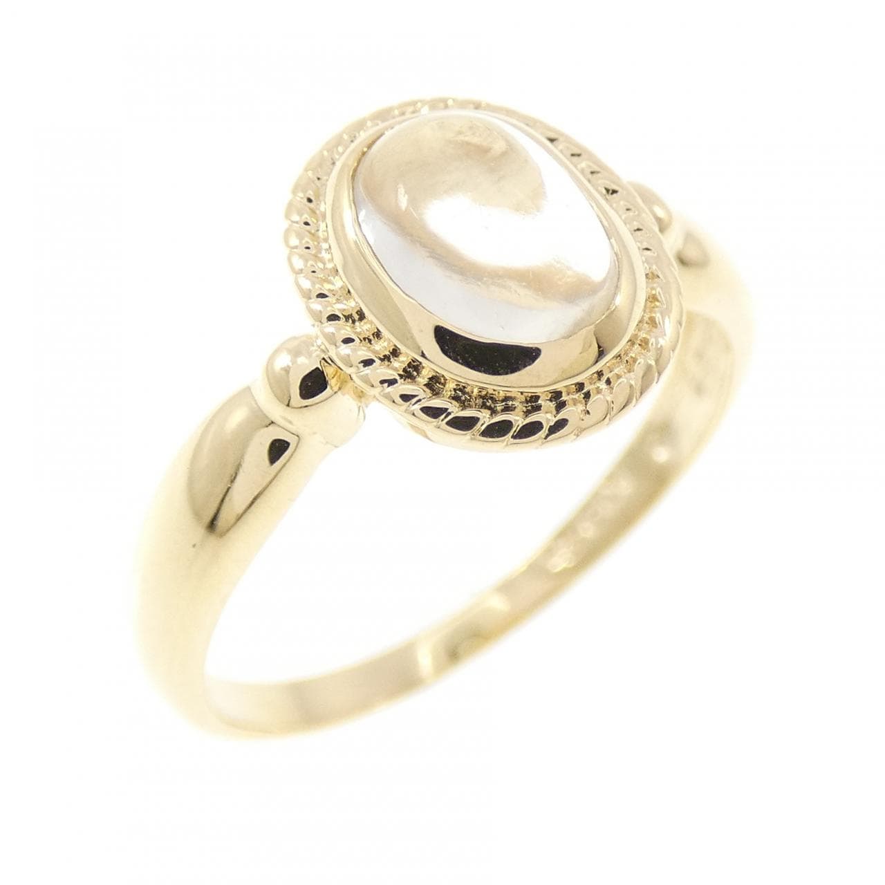 K18YG ムーンストーン リング