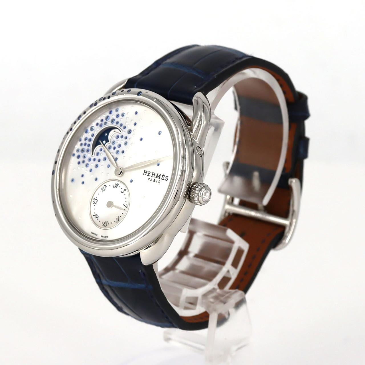 エルメス アルソープティットリュンヌ AR7.A30 SS 自動巻