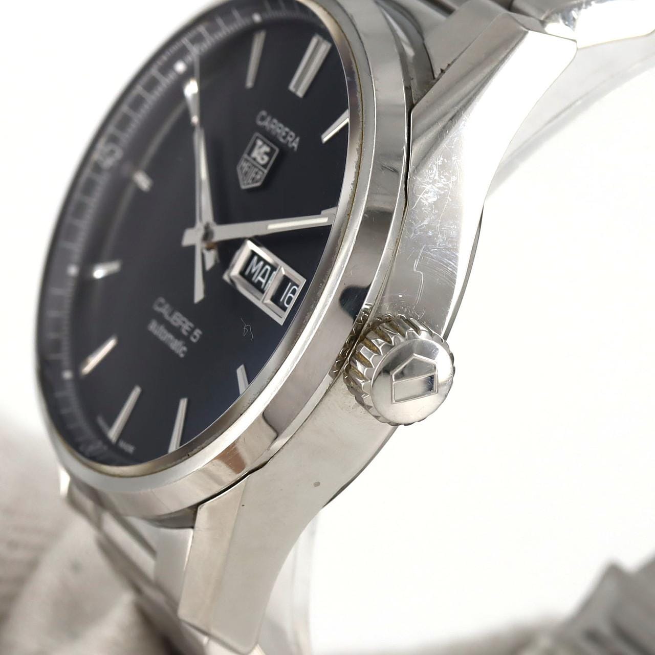 【ノーメンテナンス還元価格】タグ･ホイヤー カレラデイデイト･キャリバー5 WAR201A.BA0723 SS 自動巻