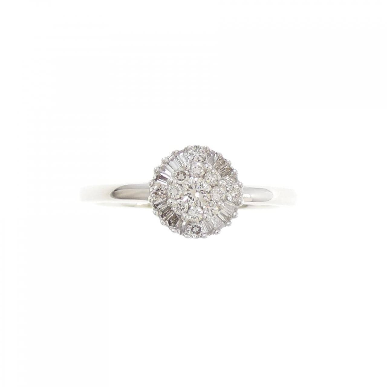 K18WG ダイヤモンド リング 0.24CT