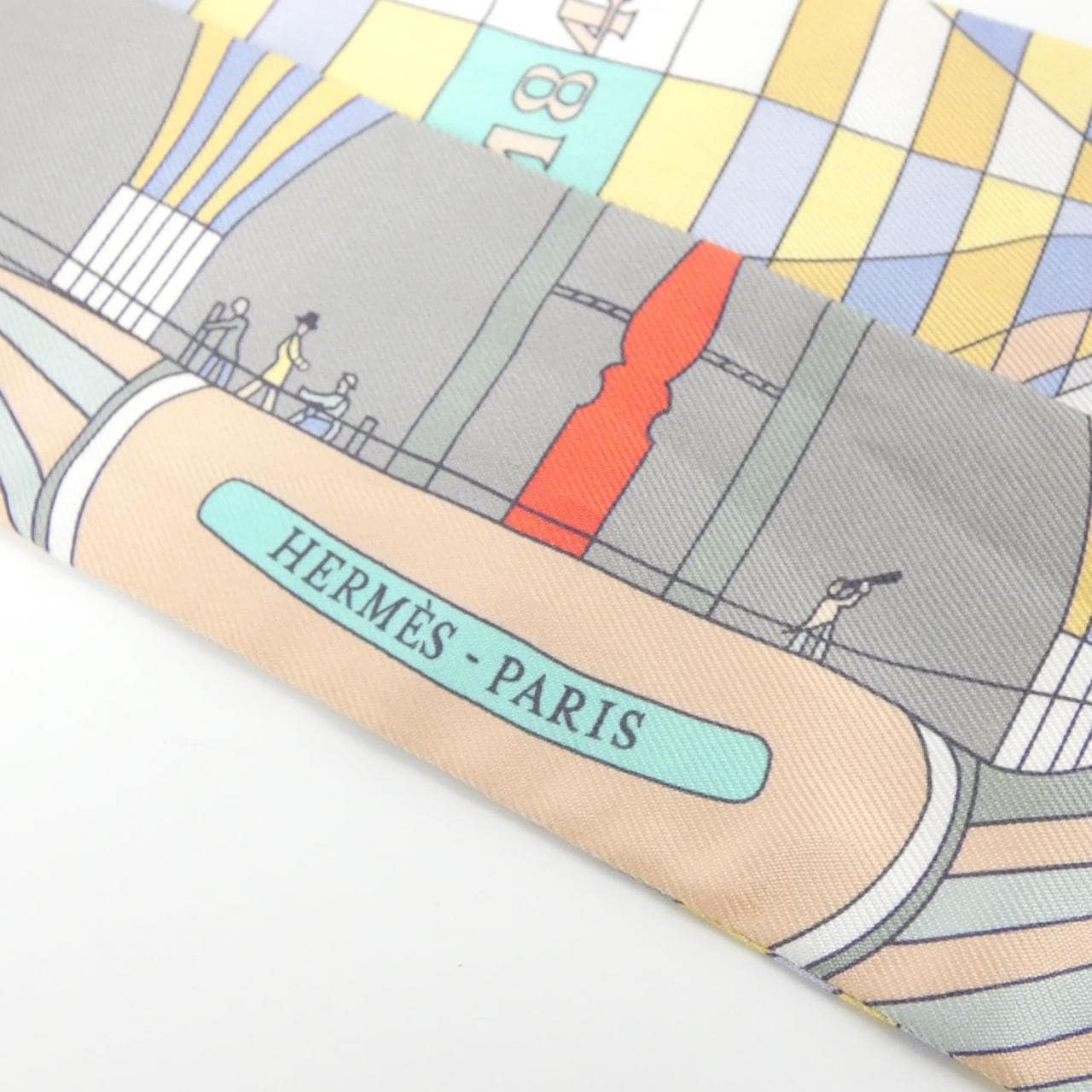 エルメス LES FOLIES DU CIEL ツイリー 061722S スカーフ
