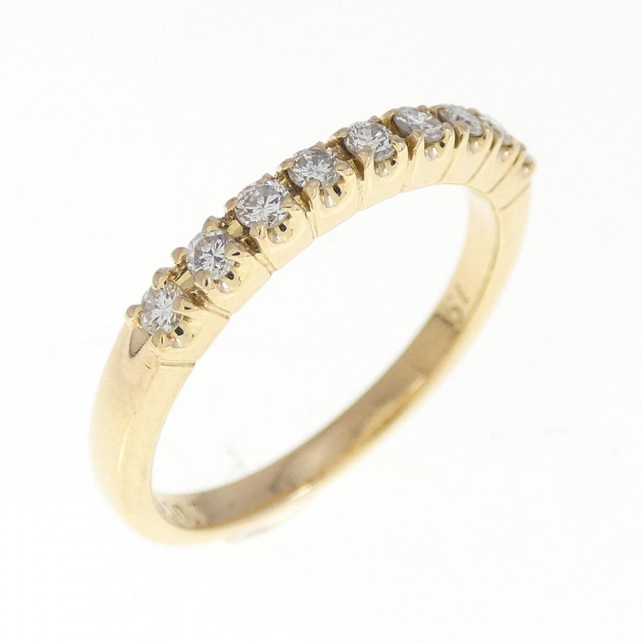 K18YG ダイヤモンド リング 0.19CT