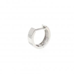 K14WG ダイヤモンド ピアス 片耳