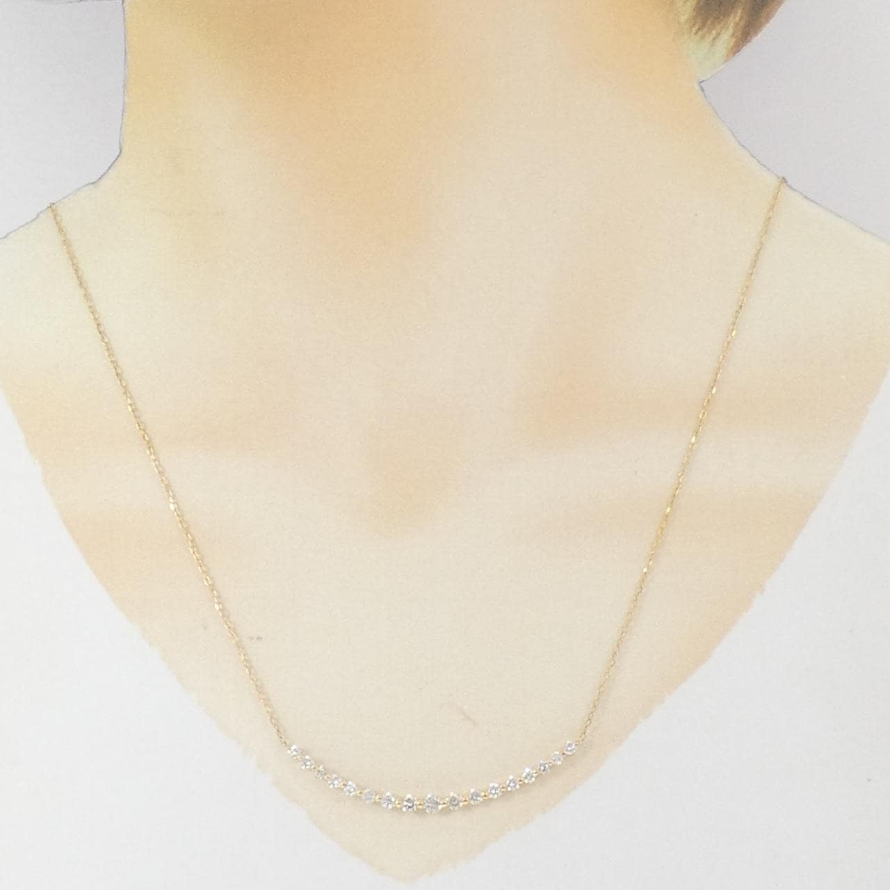 K18YG ダイヤモンド ネックレス 1.00CT
