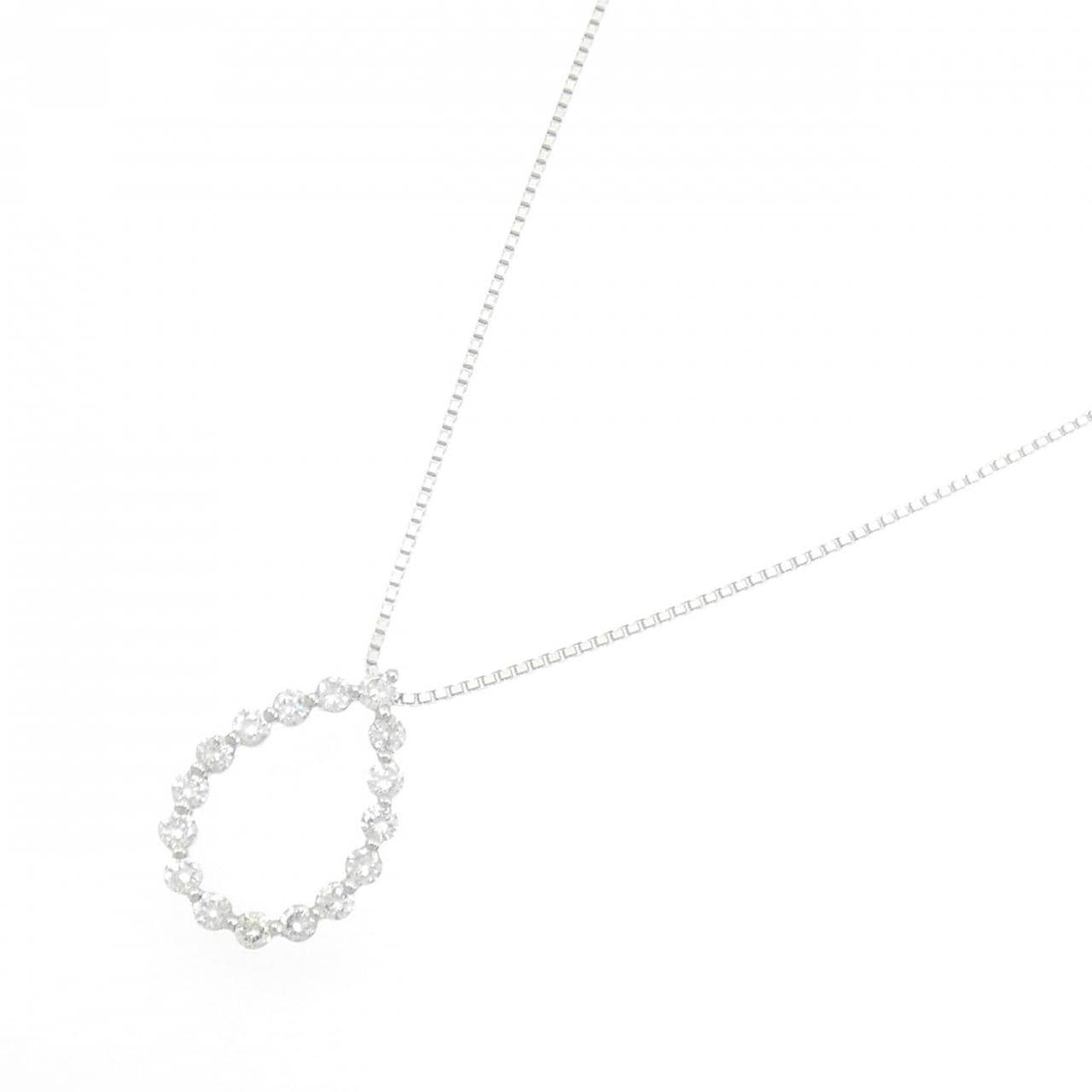 PT900/PT850 ダイヤモンド ネックレス 1.02CT