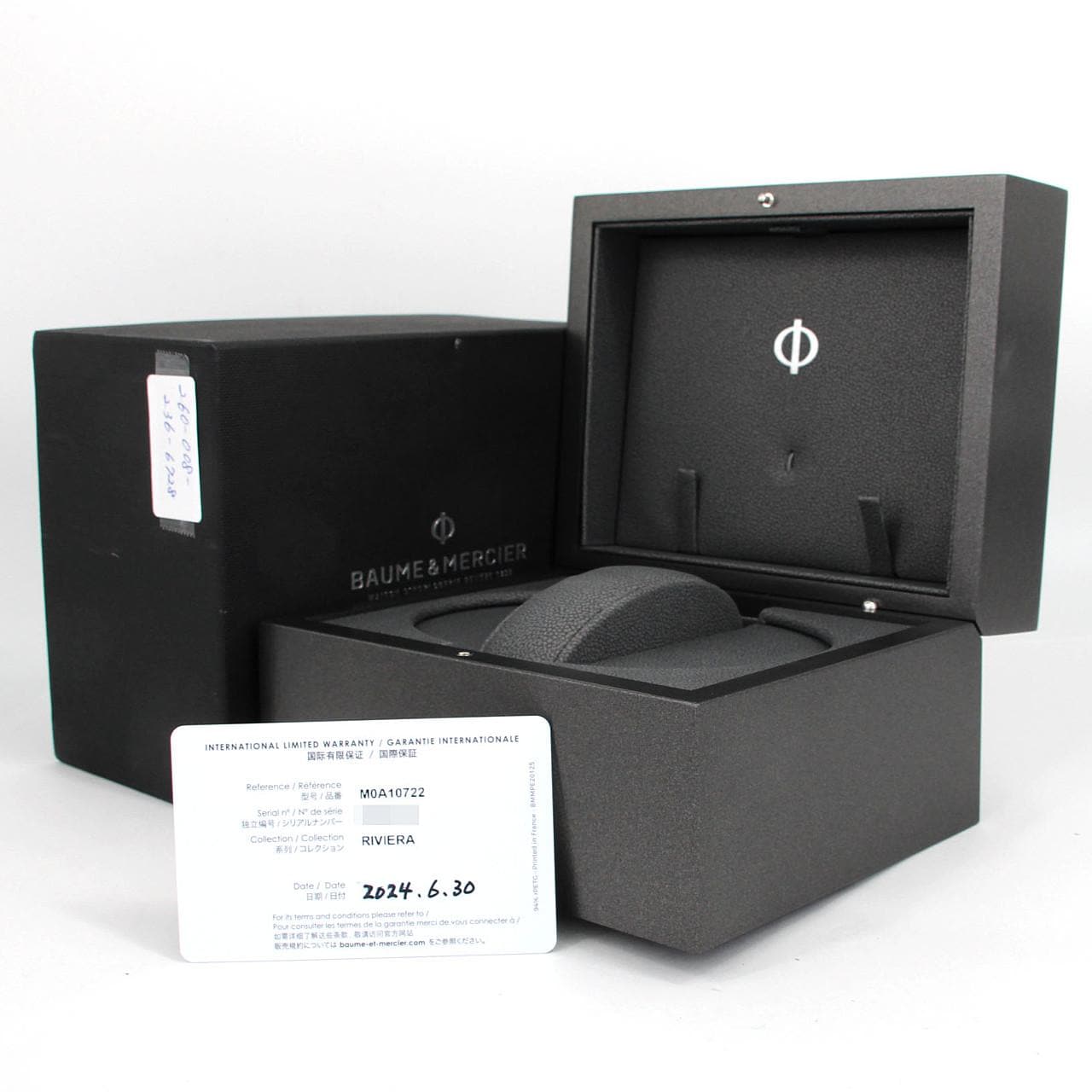【ノーメンテナンス還元価格】ボーム&メルシェ リエビラ コンビ M0A10722 SSxTI 自動巻