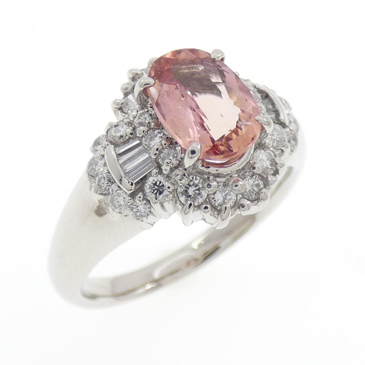 PT900 Imperial Topaz Ring 1.28CT