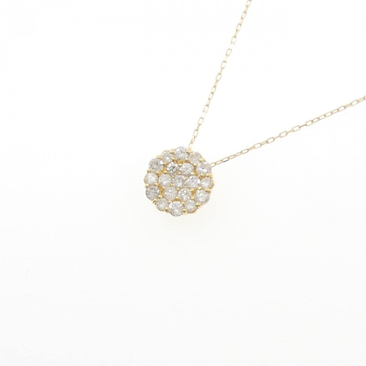 K18YG ダイヤモンド ネックレス 0.30CT