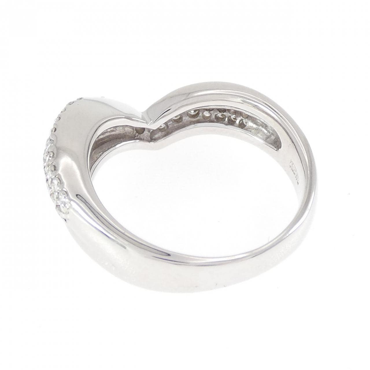 K18WG ダイヤモンド リング 0.27CT