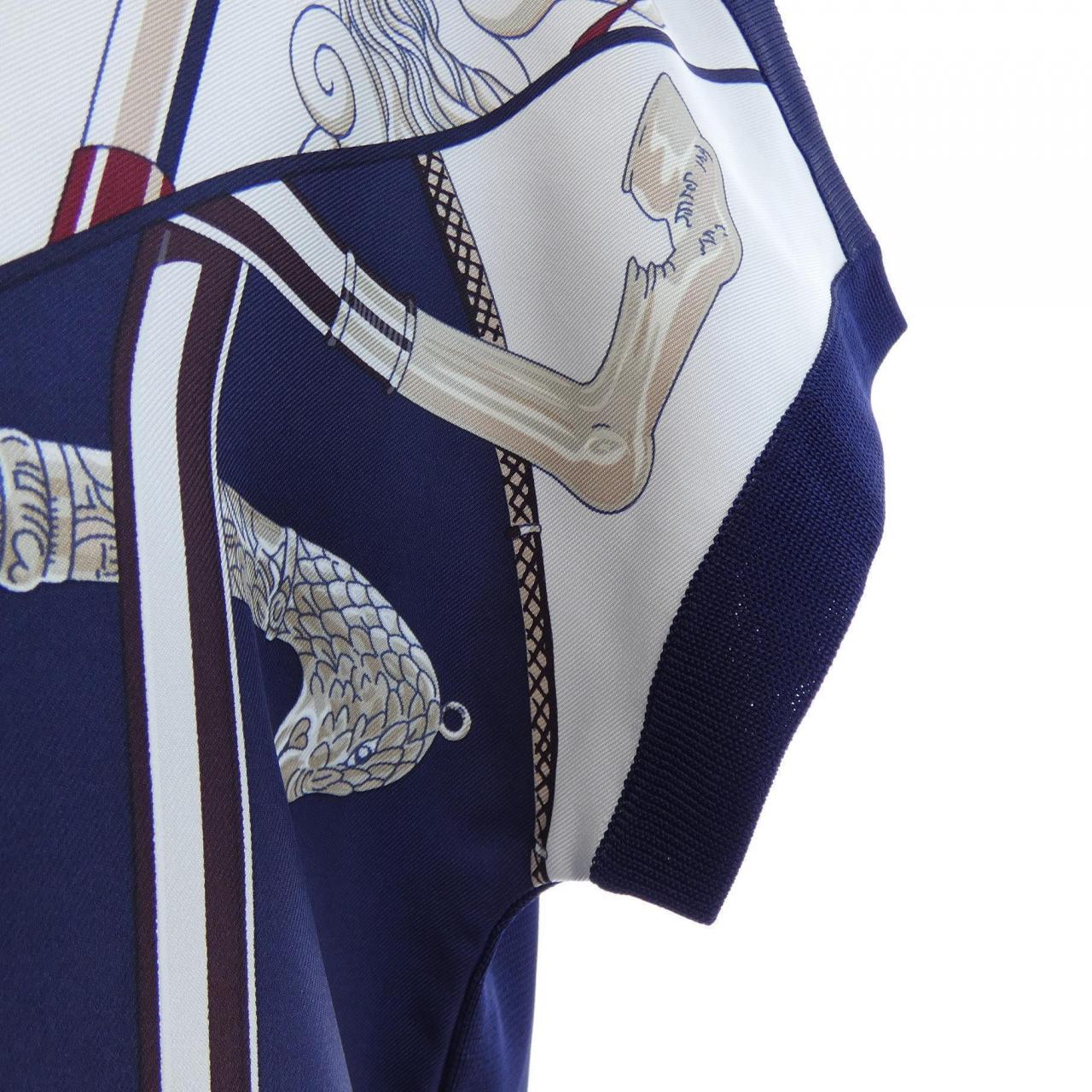 エルメス HERMES CANNES ET CANNES *17-7769 ツイルレーヌ ワンピース