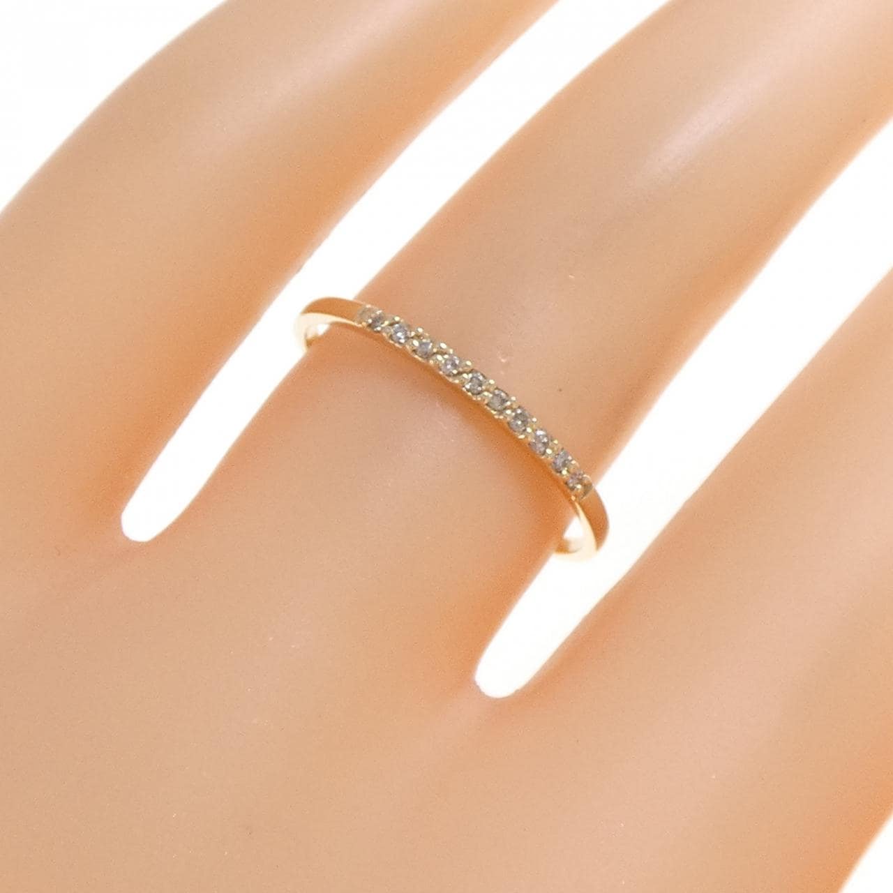 K10YG ダイヤモンド リング 0.05CT