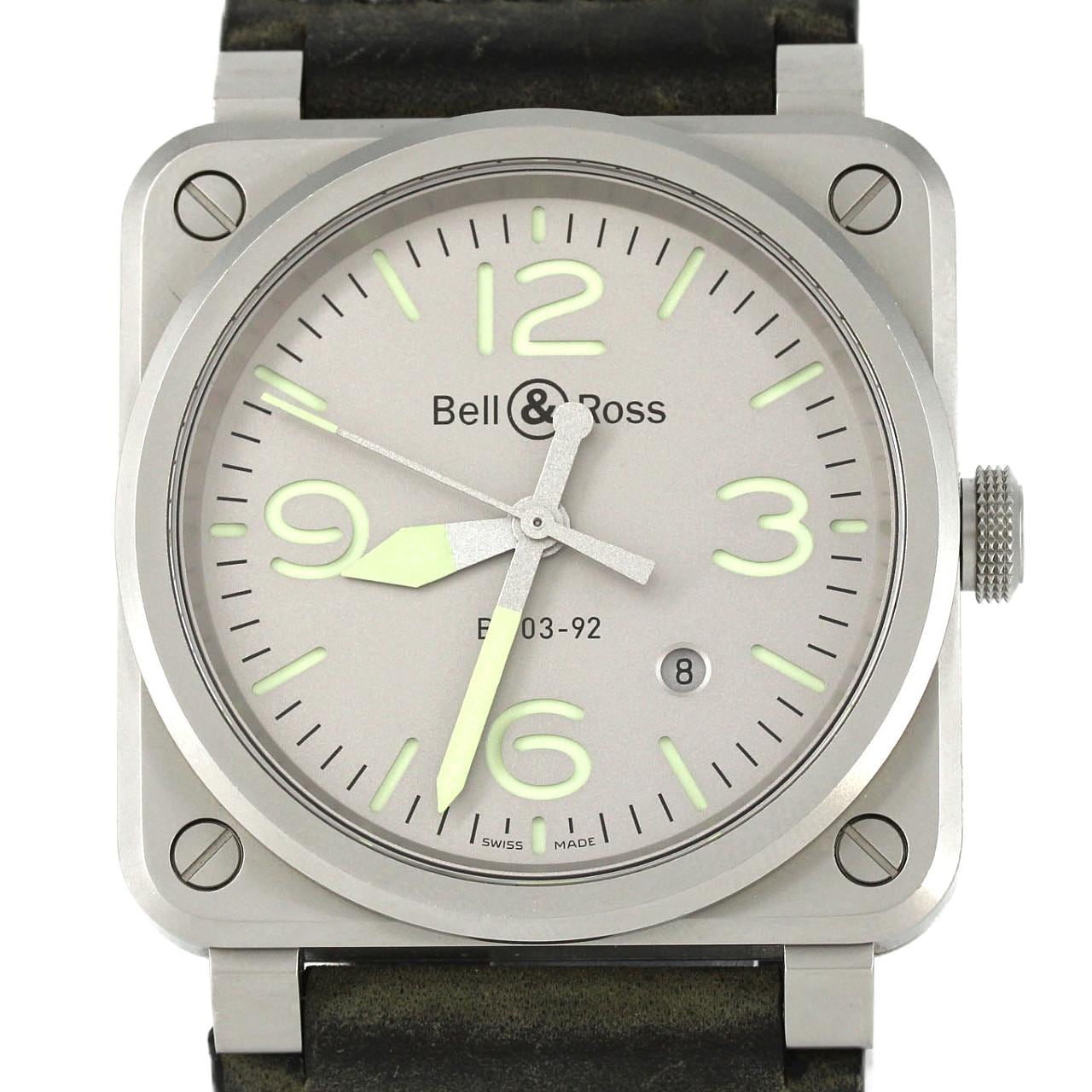 【ノーメンテナンス還元価格】ベル&ロス BR03-92ホロラム LTD BR0392-GR-ST/SCA SS 自動巻