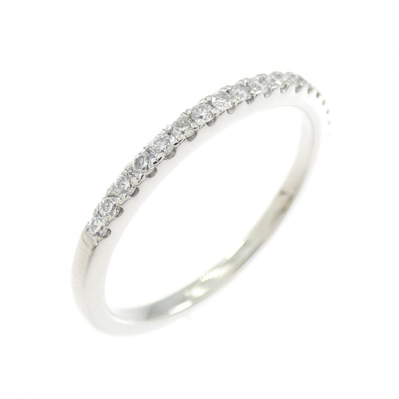 PT900半永恆鑽石戒指，0.16克拉