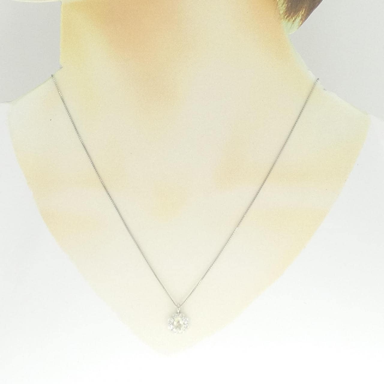 PT900/PT850 ダイヤモンド ネックレス 1.079CT