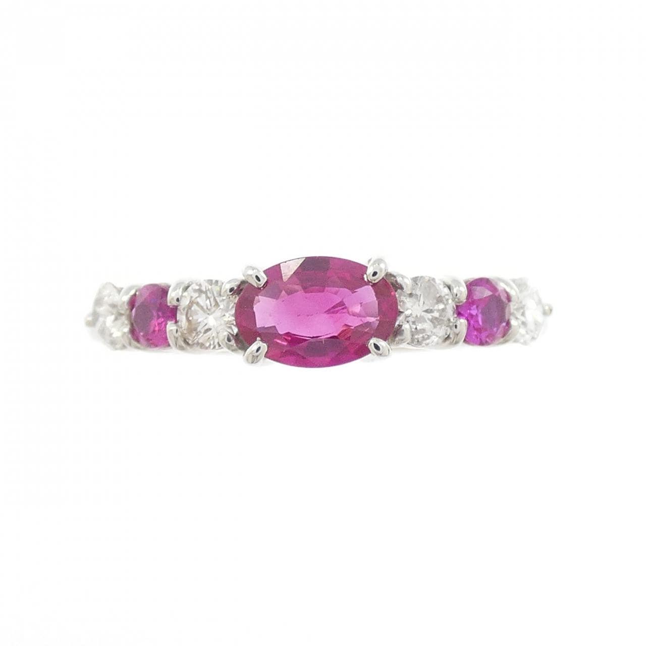 PT900 ルビー リング 0.64CT