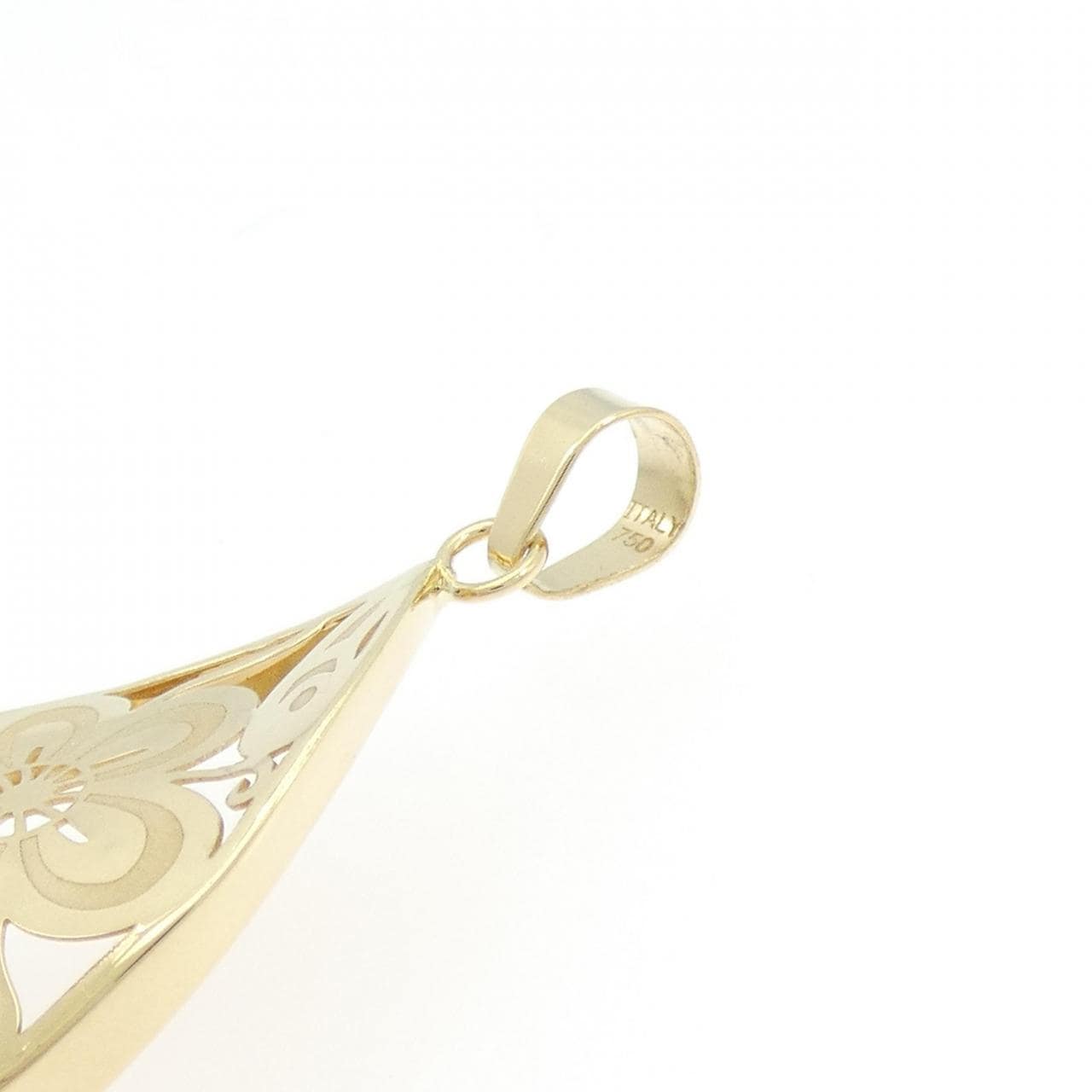 750YG フラワー ペンダント