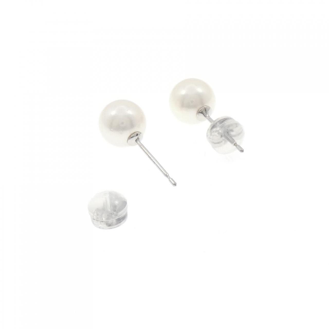 K14WG アコヤパール ピアス 7.6mm