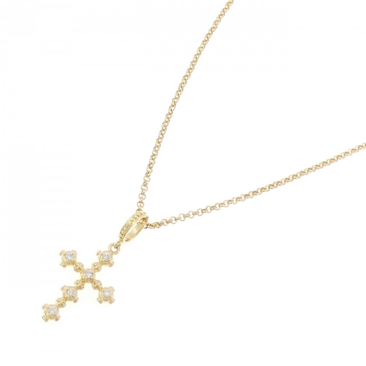 アーカー メモリアルクロス ネックレス 0.22CT