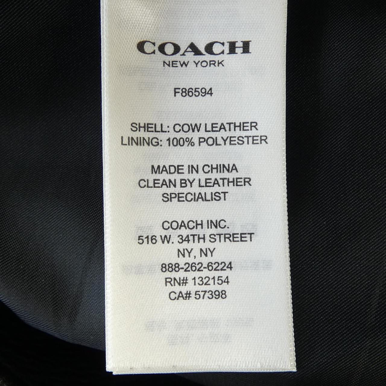 コーチ COACH F86594 レザージャケット