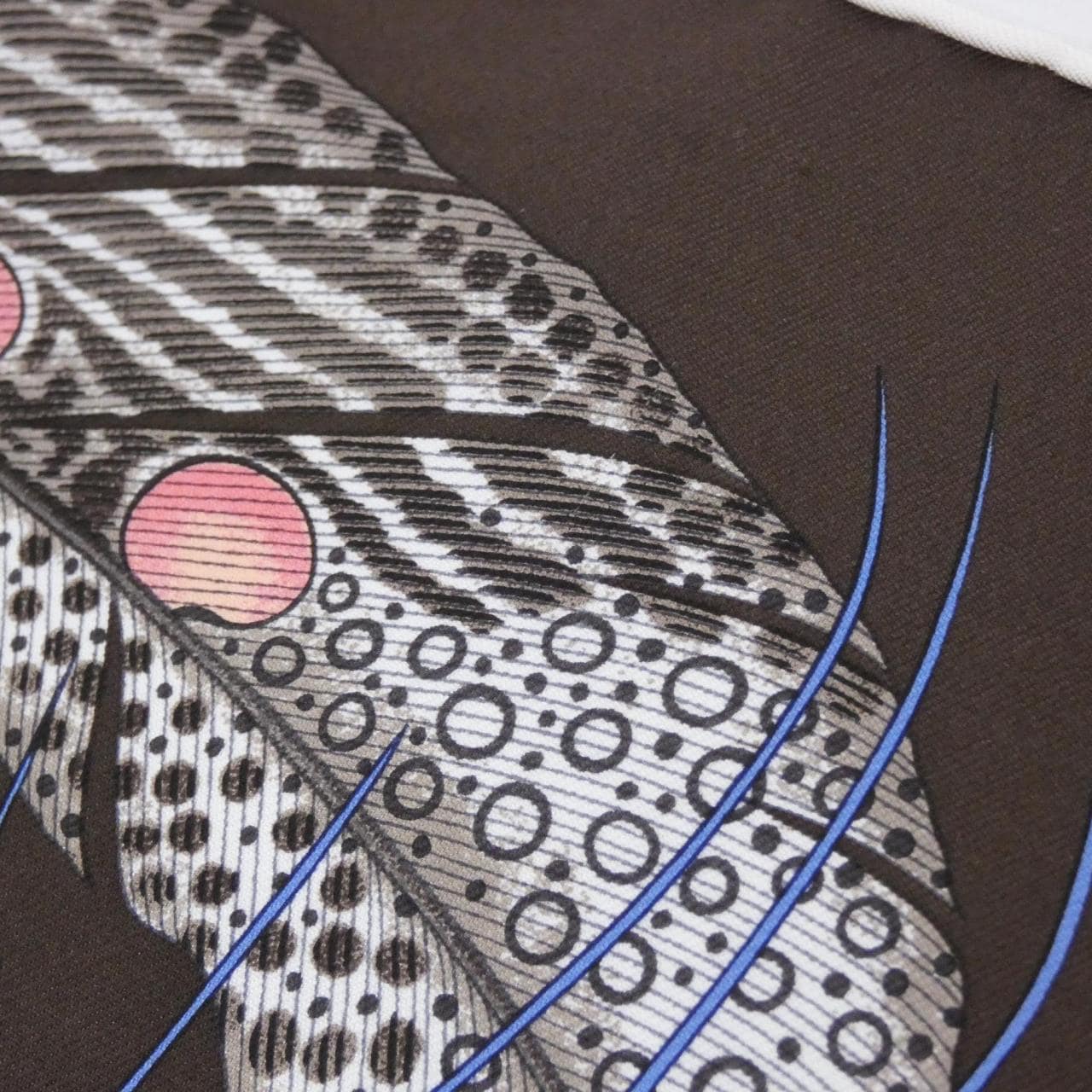 エルメス PLUMES EN FETE カレ スカーフ