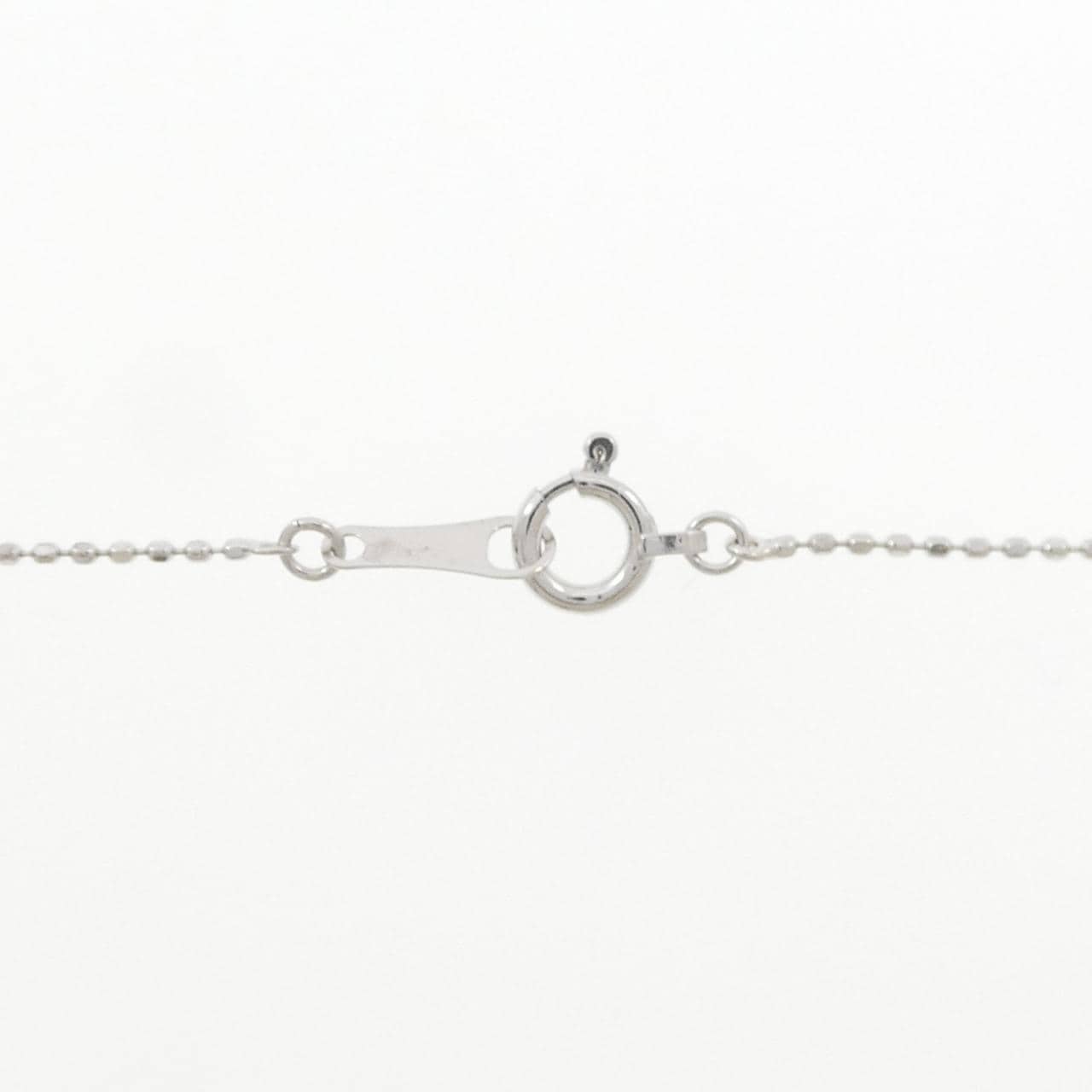 K18WG クロス ダイヤモンド ネックレス 0.32CT